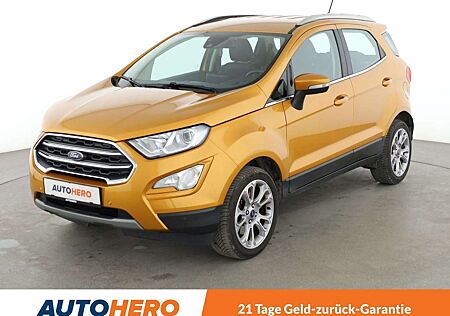 Ford EcoSport gebraucht kaufen Ford EcoSport 1.0 EcoBoost Titanium *NAVI*CAM*SHZ*LHZ*TEMPO*ALU*