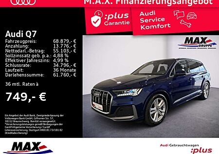 Audi Q7 50 TDI QUA S LINE 7-SITZER HD-MATRIX+AHK+PANO