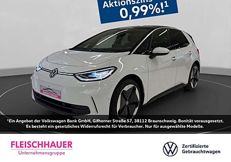 VW ID.3 Volkswagen Pro Matrix+Navi+Pano+20''+HUD+360°+DCC+Wärmepumpe