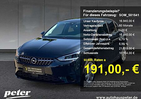 Opel Corsa F 1.2 Turbo Elegance Klimaautomatik Sitzheiz