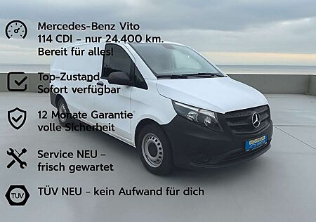 Mercedes-Benz Vito 114 CDI LANG,Aut,24.400km,Klima,1H,RFK,TÜV,Serv