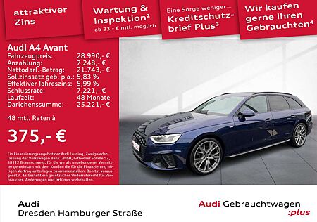 Audi A4 35 TFSI S line LED Navi Leder AHZV