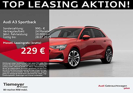 Audi A3 35 TFSI ADVANCED LM18 NAVI HuD SONO