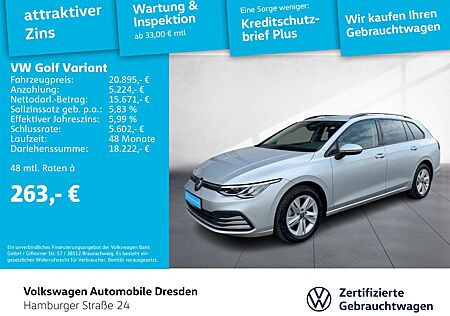 VW Golf Variant Volkswagen Golf VIII Variant Life 1.0 TSI LED NAVI TRAVEL
