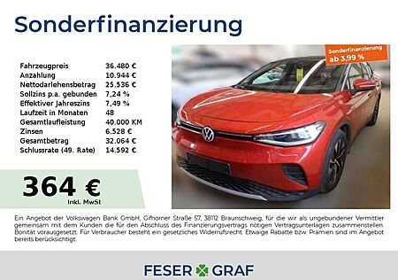 VW ID.4 Volkswagen Pro 150KW 77kWh Kamera Head-UP Panorama