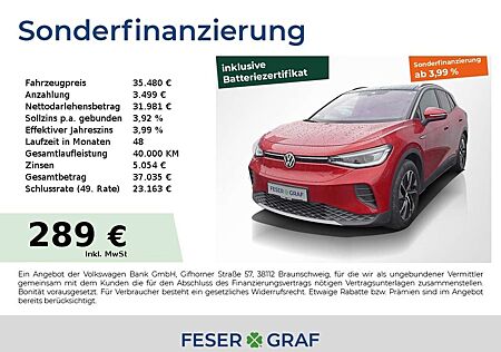 VW ID.4 Volkswagen Pro R-Kamera Head-UP Panorama Navi SHZ 19"