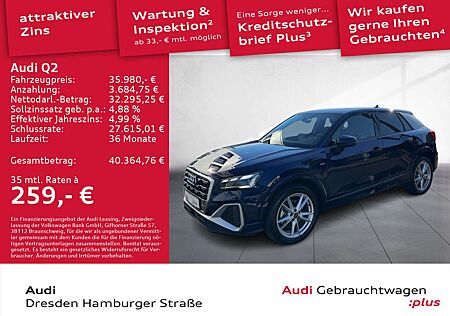 Audi Q2 40 TFSI quattro S line Matrix Navi S tronic