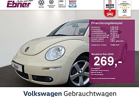 VW Beetle Volkswagen Cabriolet PREMIUM 1.8TURBO ERST 38tKM!!! LEDER+SIT