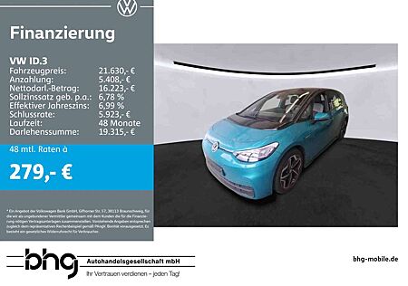 VW ID.3 Volkswagen Pro S (4-Sitzer) *NAVI*DAB*LED*