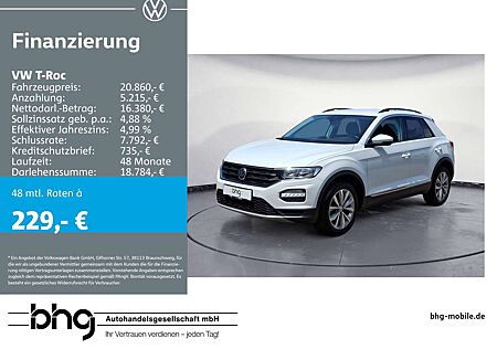 VW T-Roc Volkswagen 2.0 TDI SCR DSG Style AHK ACC-Front-Lane-A