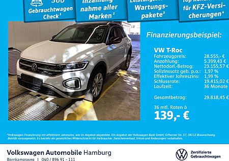 VW T-Roc Volkswagen 1.5 TSI Style DSG Navi AHK LED ACC PDC