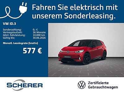 Volkswagen ID.3 GTX 79 kWh Wärmep+HuD+Pano+H&K+ACC+DCC+LED+