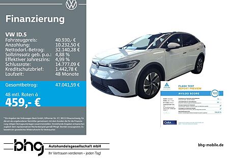 VW ID.5 Volkswagen Pro Design MatrixLED Netzlade Wärmepumpe Na