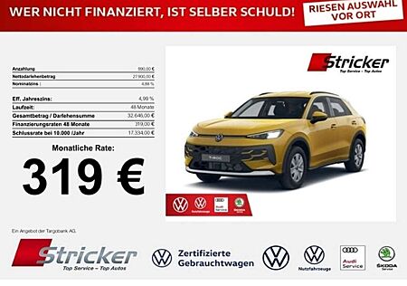 VW T-Roc Volkswagen Trend 1.5 l eTSI 319,- mtl Side Assist LED