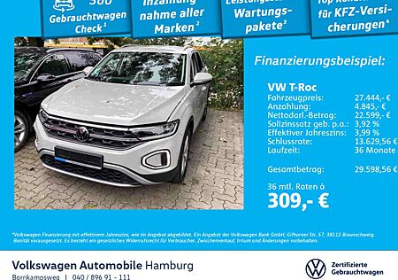 VW T-Roc Volkswagen 1.5 TSI Style DSG Navi LED Rear View ACC