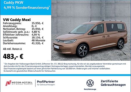 VW Caddy Volkswagen 1.5 TSI DSG STYLE LED+ACC+SHZ+RFK+17“