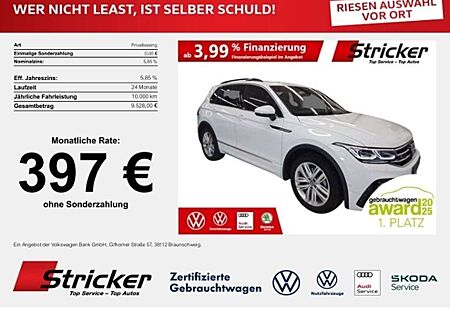VW Tiguan Volkswagen R-Line 2.0TDI DSG 4M 397,-ohne Anzahlung AHK Stan