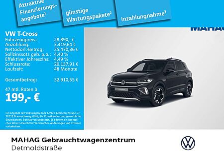 VW T-Cross Volkswagen 1.5 TSI R-Line AHK IQ.Light IQ.Drive Nav