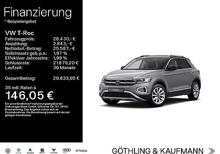 VW T-Roc Volkswagen 1.5 TSI DSG STYLE*LED*AHK*PDC*SHZ*NAVI*KLI