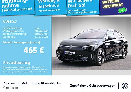 VW ID.7 Volkswagen Tourer GTX 250KW Navi AHK Kamera uvm