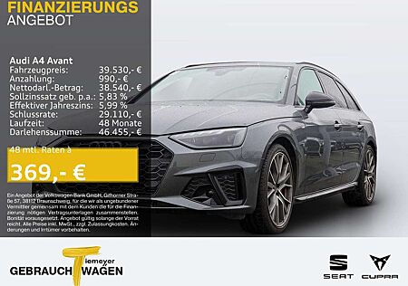 Audi A4 40 TFSI Q 2x S LINE LM19 KAMERA NAVI+ V
