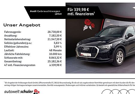 Audi Q3 45 1.4 TFSI e S-tronic AHK RFK Navi LED ASI GRA