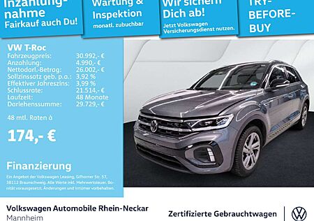 VW T-Roc Volkswagen 2.0 TDI R-Line AHK Navi Kamera LED-Plus uv
