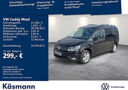 VW Caddy Volkswagen Comfortline 2.0TDI 7-SITZER NAV SHZ