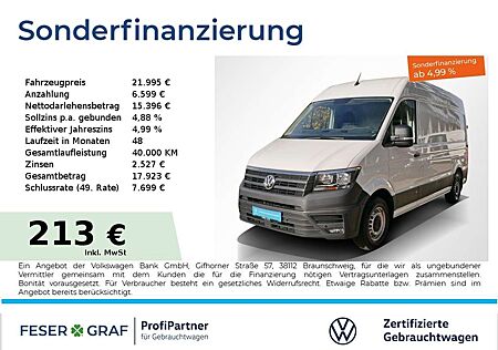 VW Crafter Volkswagen 2.0TDI Kasten MR Hochdach Luft-Standheizung Nav