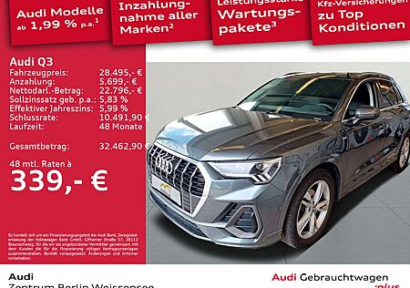 Audi Q3 35 TFSI S-TRO*S-LINE*LED*NAVI*RFK*SHZ*VC*PDC*