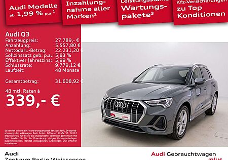 Audi Q3 35 TFSI S-TRO*S-LINE*LED*NAVI*RFK*SHZ*VC*PDC*