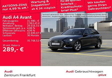 Audi A4 40 TFSI advanced S tronic DAB PDC Temp