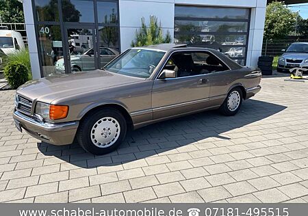 Mercedes-Benz 560 SEC 1.Hand H-Zul. Dt.Fzg 203tkm Impalabraun