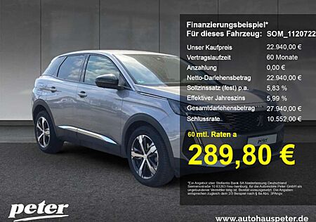 Peugeot 3008 Allure 130 +Keyless+SHZ+Navi+Kamera+LED