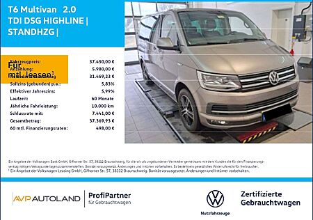 VW T6 Multivan Volkswagen 2.0 TDI DSG HIGHLINE | STANDHZG |