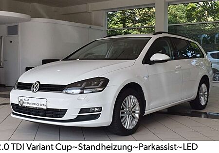 VW Golf Volkswagen VII 2.0 TDI Var. Cup~LED~StandHZG~Parkassis
