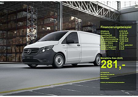 Mercedes-Benz Vito e 112 Kasten Lang Long Range Klima+Kam.