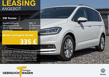 VW Touran Volkswagen 2.0 TDI DSG HIGHLINE 7-SITZE NAVI AHK KAM