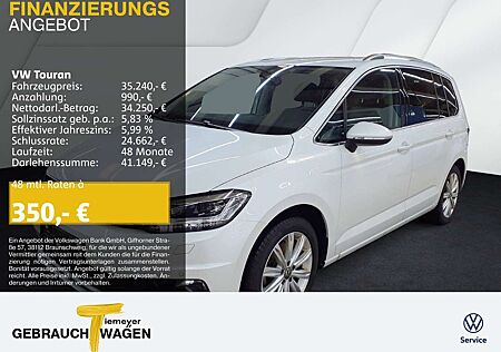 VW Touran Volkswagen 2.0 TDI DSG HIGHLINE 7-SITZE NAVI AHK KAM