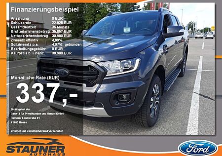 Ford Ranger 2.0 TDCi DOKA 4x4 Wildtrak AHK NAVI RFK