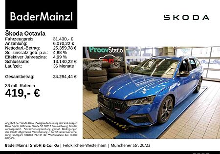 Skoda Octavia Combi RS 2.0 TDI DSG Navi HUD Matrix ACC