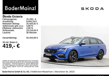 Skoda Octavia Combi RS 2.0 TDI DSG Navi HUD Matrix ACC