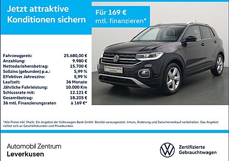 VW T-Cross Volkswagen TSI Style DSG ACC AHK KAM LED SHZ