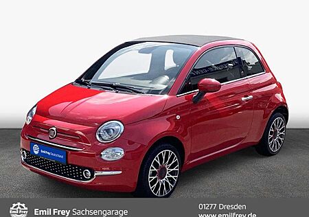 Fiat 500 C 1.0 GSE Hybrid RED el. Faltdach Navi Klimaau