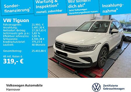 VW Tiguan gebraucht kaufen VW Tiguan Volkswagen 2.0 TDI Life AHK LED PDC SHZ ACC DAB+