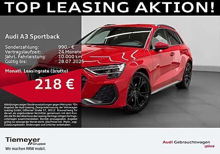 Audi A3 30 TFSI 2x S LINE LM18 MATRIX KAMER