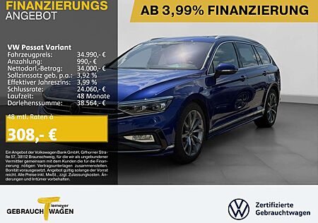 VW Passat Variant Volkswagen 2.0 TDI DSG R-LINE LM19 ST.HEIZ A