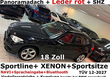 BMW X1 25 d xDrive VOLL-Leder rot+Panodach+BI-XENON+