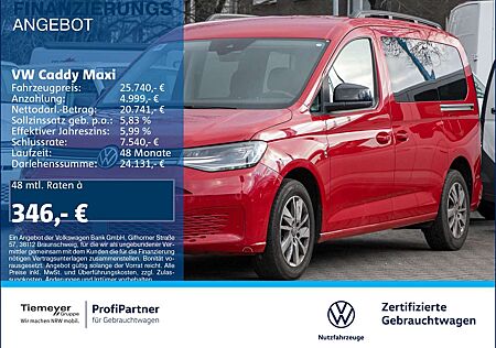 VW Caddy Volkswagen TDI DSG LIFE 7-SITZE AHK LED KAMERA