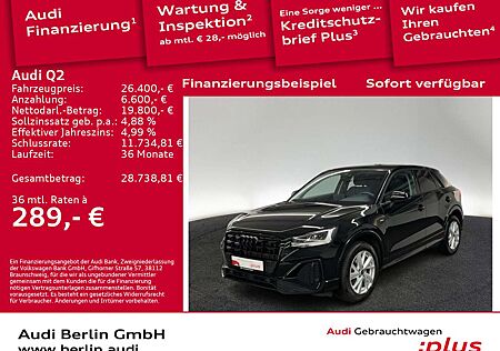 Audi Q2 S line 35 TFSI S tr. PDC VIRTUAL LED NAVI